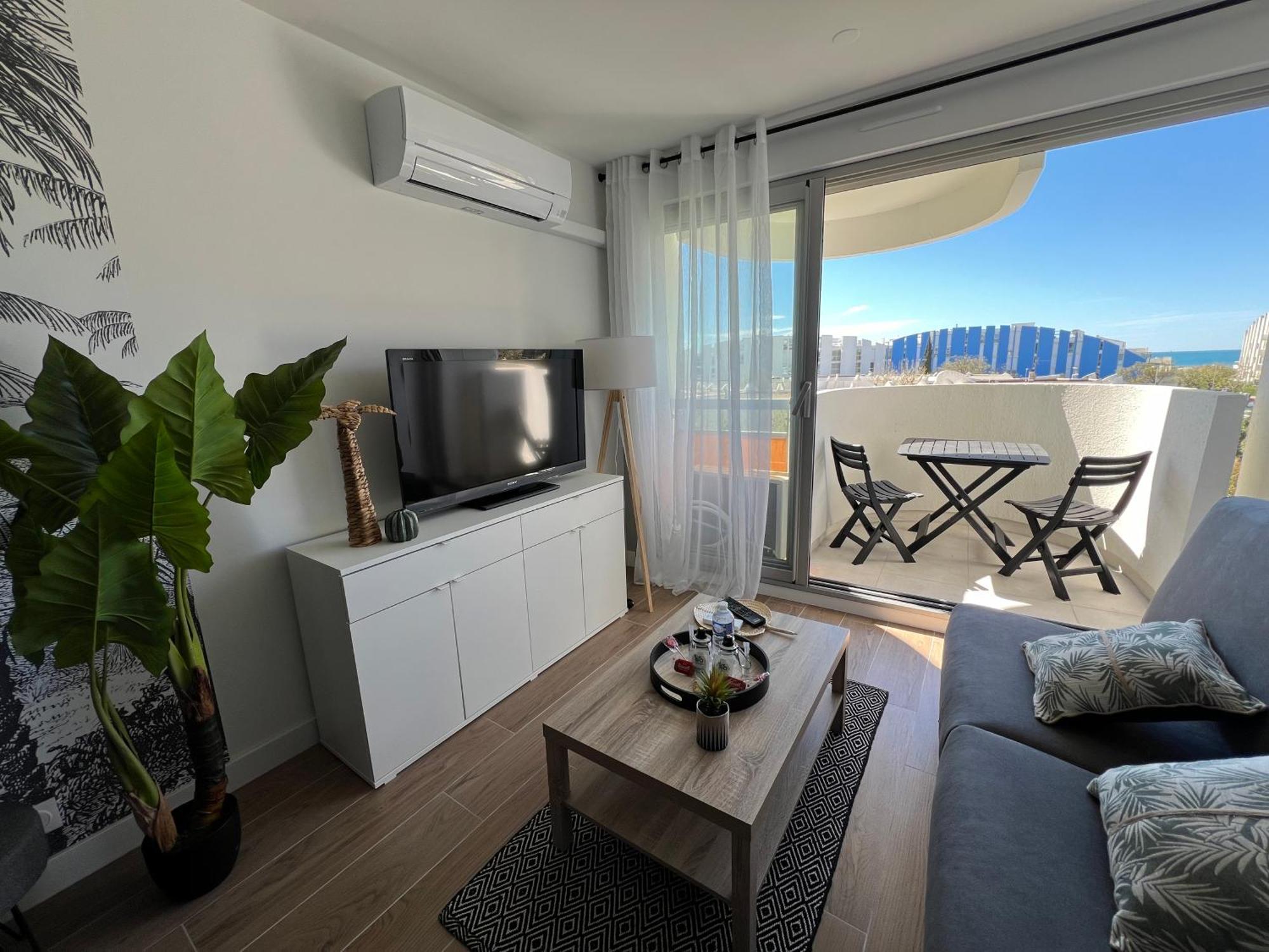 Superbe Studio Cabine Vue Mer 3 Etoiles * La Grande Motte Exteriör bild